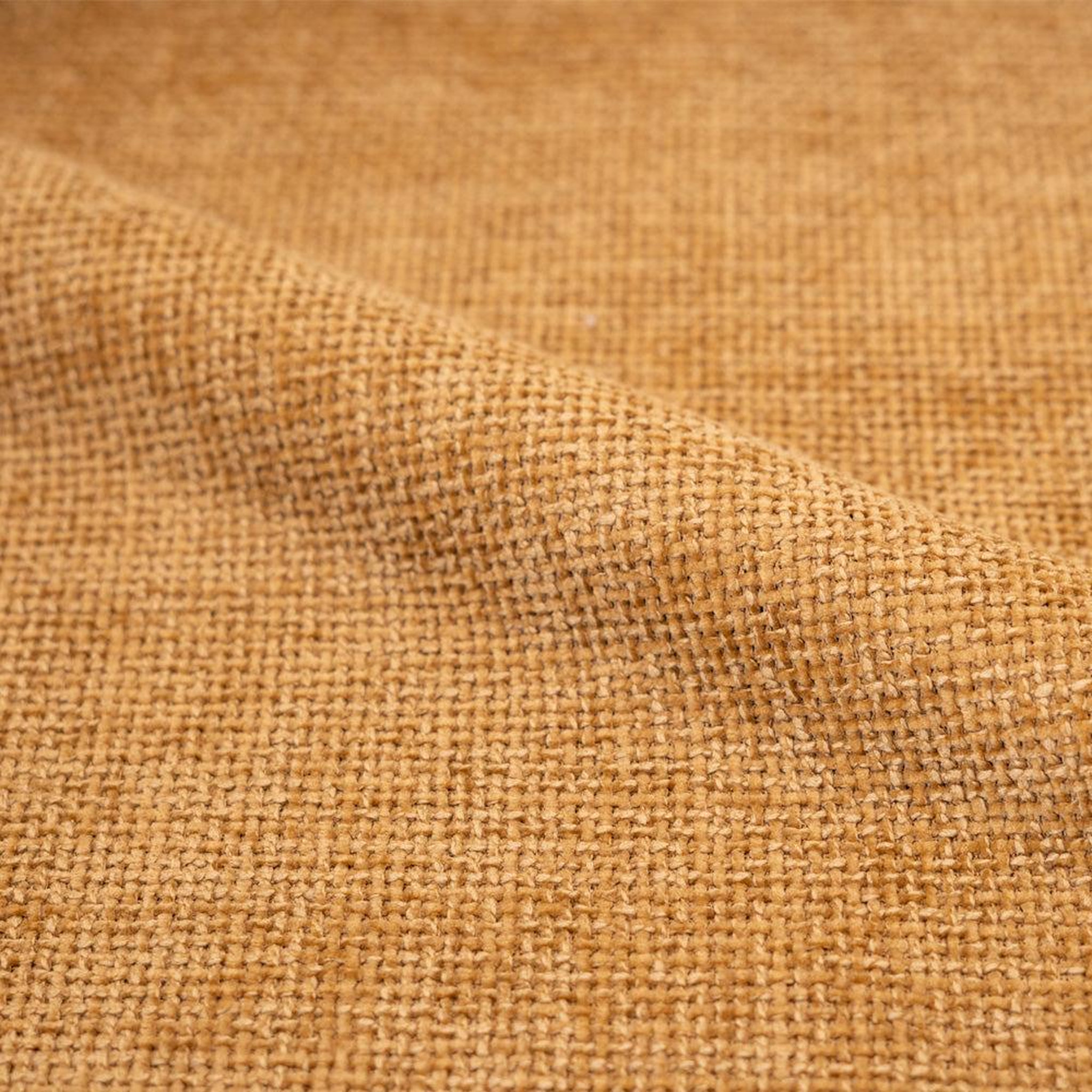 Voir la diapositive 3 : MAISON PAVANE Lot de 2 chaises pour îlot central 67 cm en tissu jaune moutarde-Noah