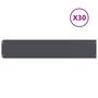 Voir la diapositive 2 : VIDAXL Bordures pelouse 30pcs anthracite 20x103cm acier lamine a froid