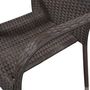Voir la diapositive 5 : VIDAXL Ensemble a manger de jardin 7 pcs Marron