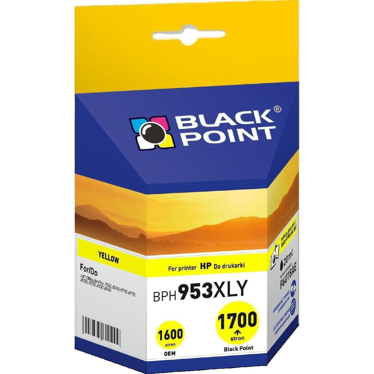 POINT Cartouche d'encre Black Point jaune BPH953XLY