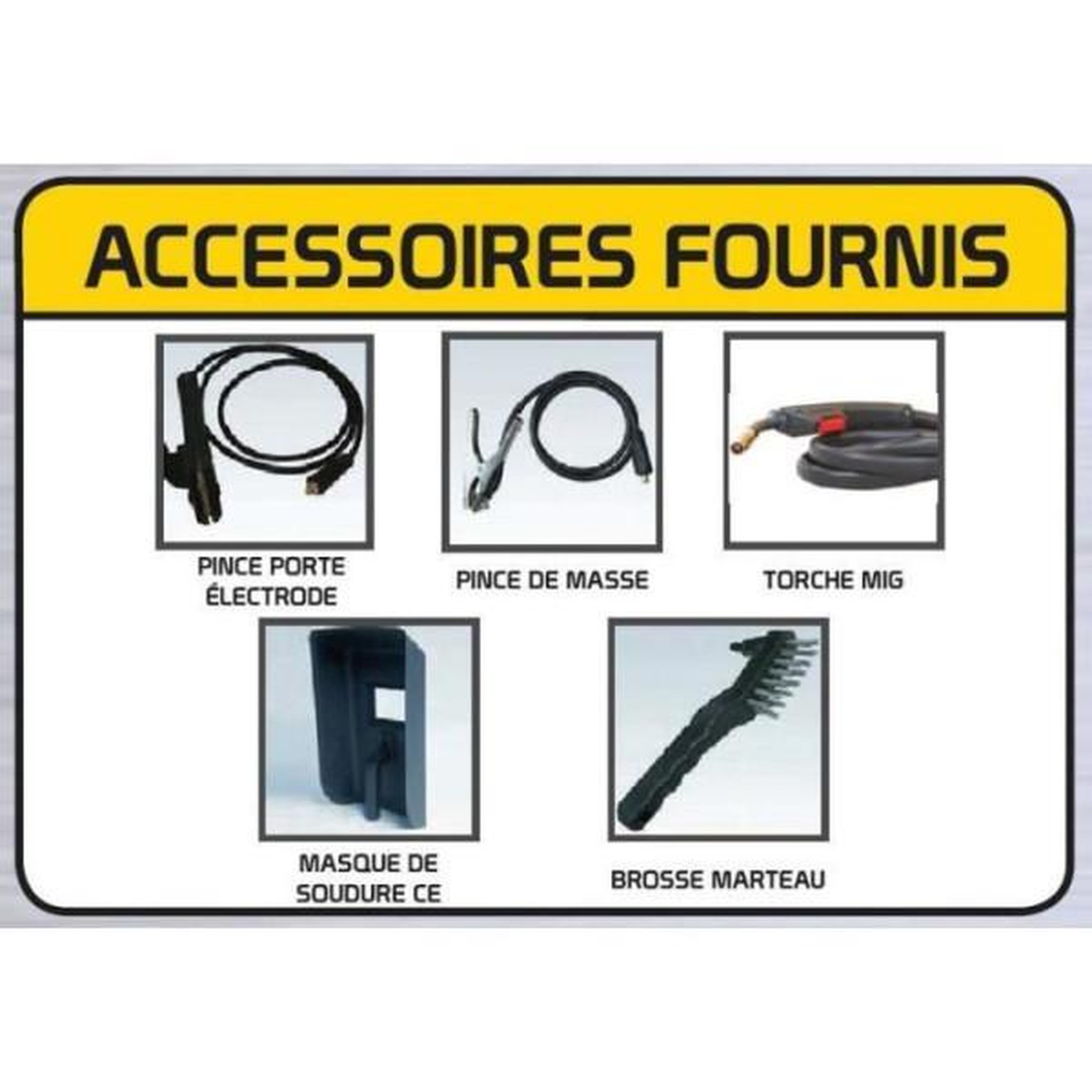 Voir la diapositive 3 : Stanley Poste a souder Inverter VIP 160A Multi Process 3 en 1 - STANLEY - MMA, MIG GAZ, MIG NO GAZ - 6mm - Jaune
