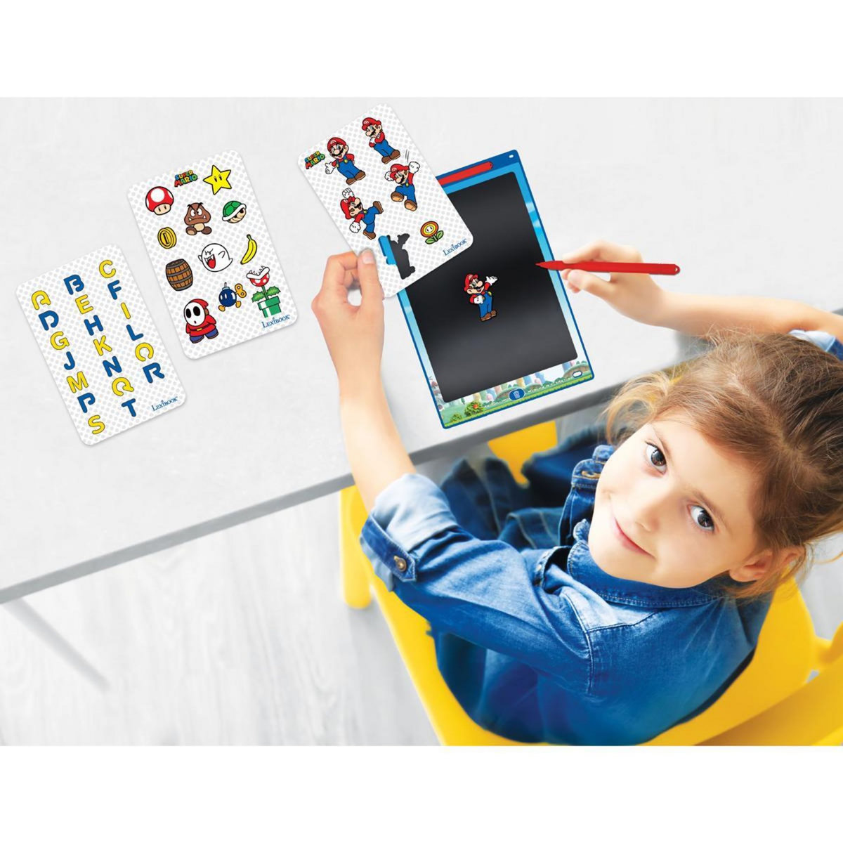 Lexibook Tablette à Dessins électronique multicolore Mario