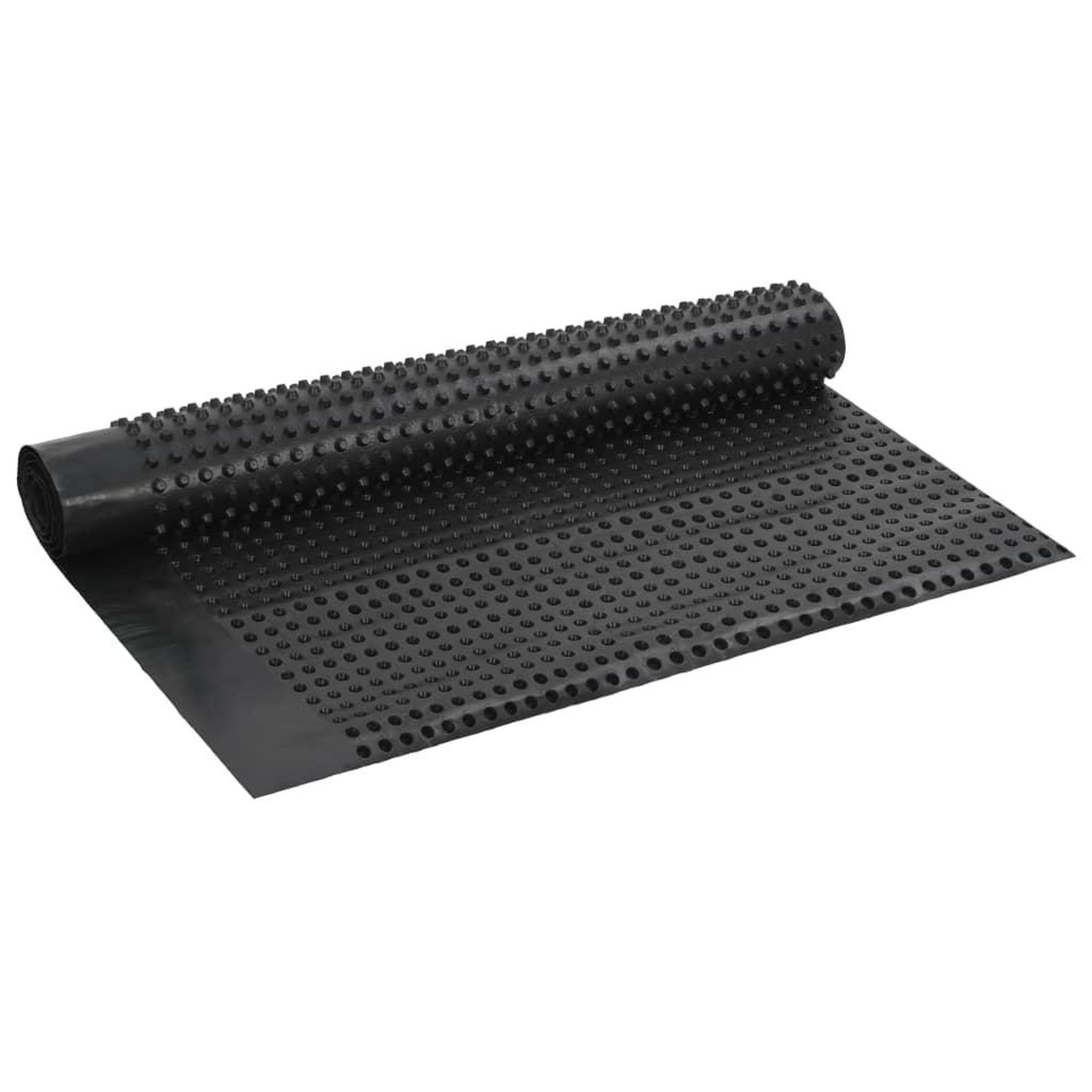 Voir la diapositive 1 : VIDAXL Feuille de drainage a fossettes PEHD 400 g / m^2 1 x 20 m