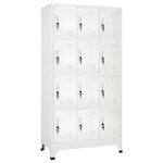VIDAXL Armoire a casier avec 12 compartiments 90x45x180 cm