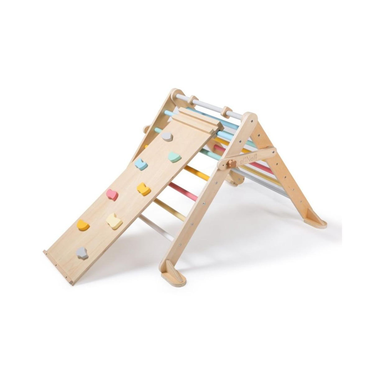 ELINELI Triangle Pikler Montessori  2 en 1- Set Fresh