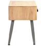 Voir la diapositive 3 : VIDAXL Table de chevet Bois de sapin massif 43 x 38 x 50 cm