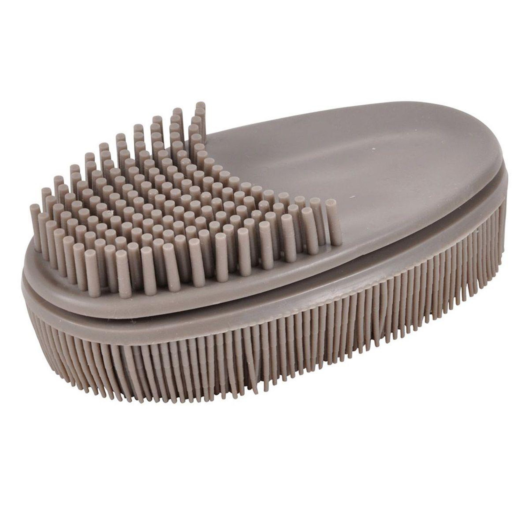 HOMEA Brosse de nettoyage  multifonction  12cm taupe