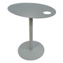 Voir la diapositive 1 : Paris Prix Table d'Appoint Ovale en Métal  Melisa  45cm Gris