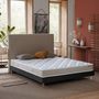Voir la diapositive 2 : IDLITERIE Ensemble matelas 100% latex 3 zones PURE avec sommier - confort français