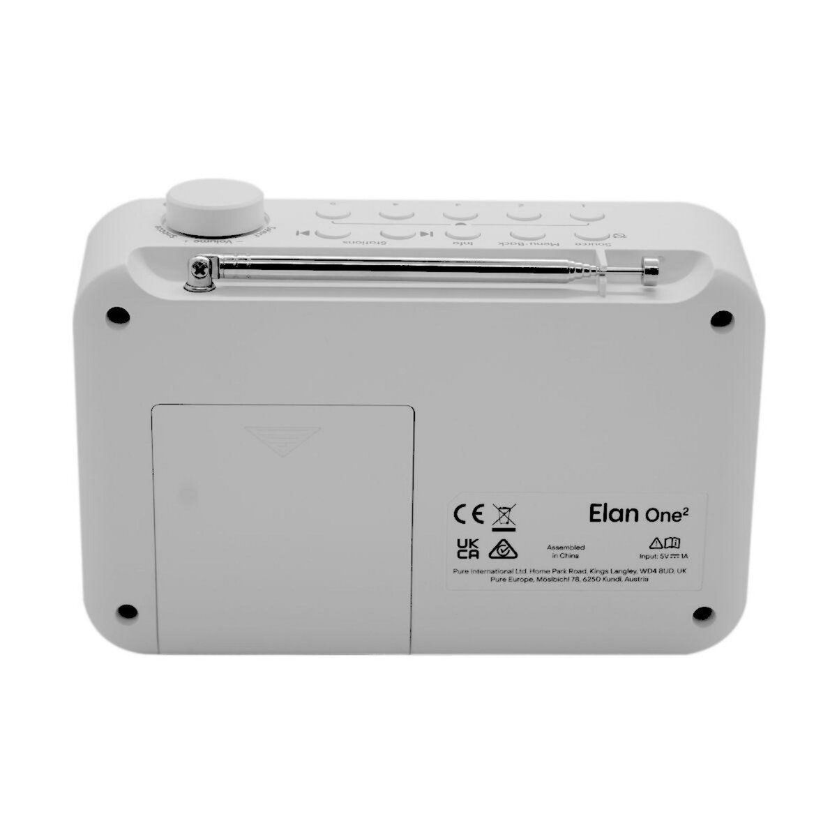 PURE Radio DAB Elan One2 Cotton White