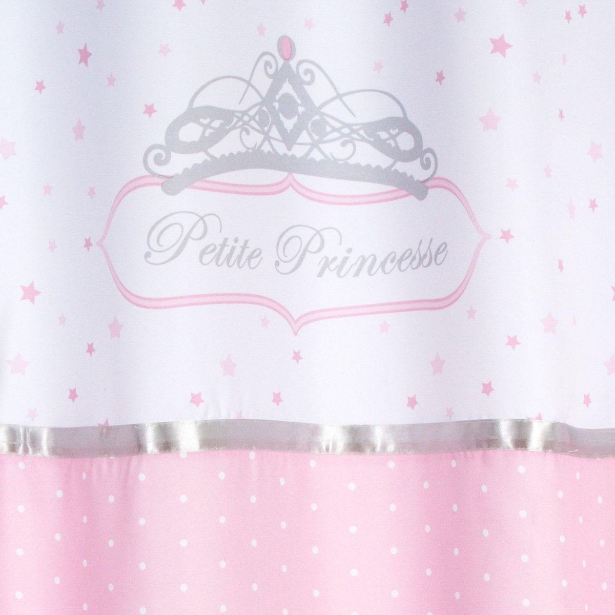 TOILINUX Lot de 2 Rideaux Princesse pour enfant - 140 x 260 cm - Rose