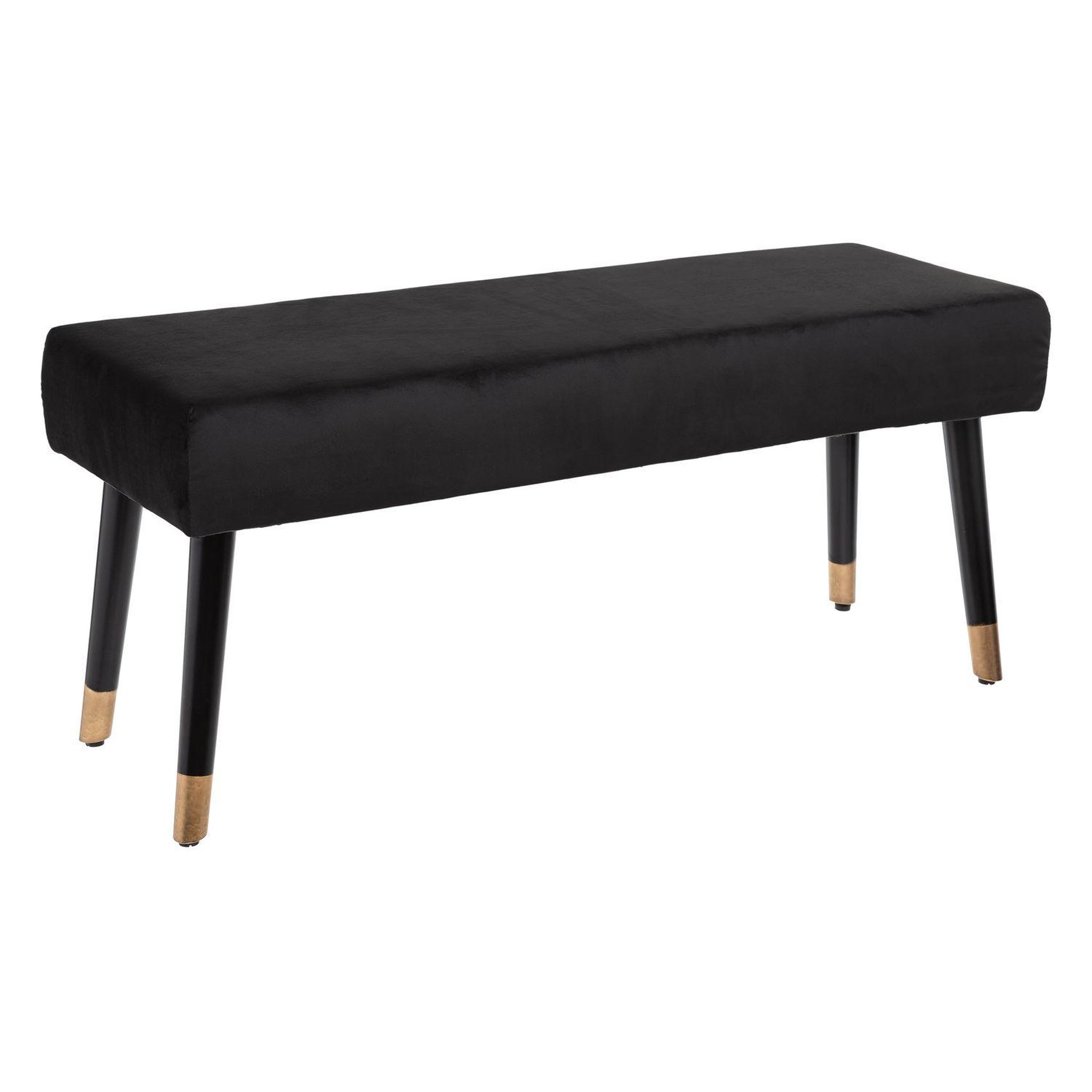 Voir la diapositive 1 : ATMOSPHERA Banc en polyester effet velours salomé