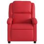 Voir la diapositive 4 : VIDAXL Fauteuil de massage inclinable rouge similicuir