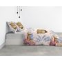 Voir la diapositive 2 : Les Ateliers du Linge Parure De Couette 3pcs 240x220cm 100% Coton 47 Fils/cm2-java