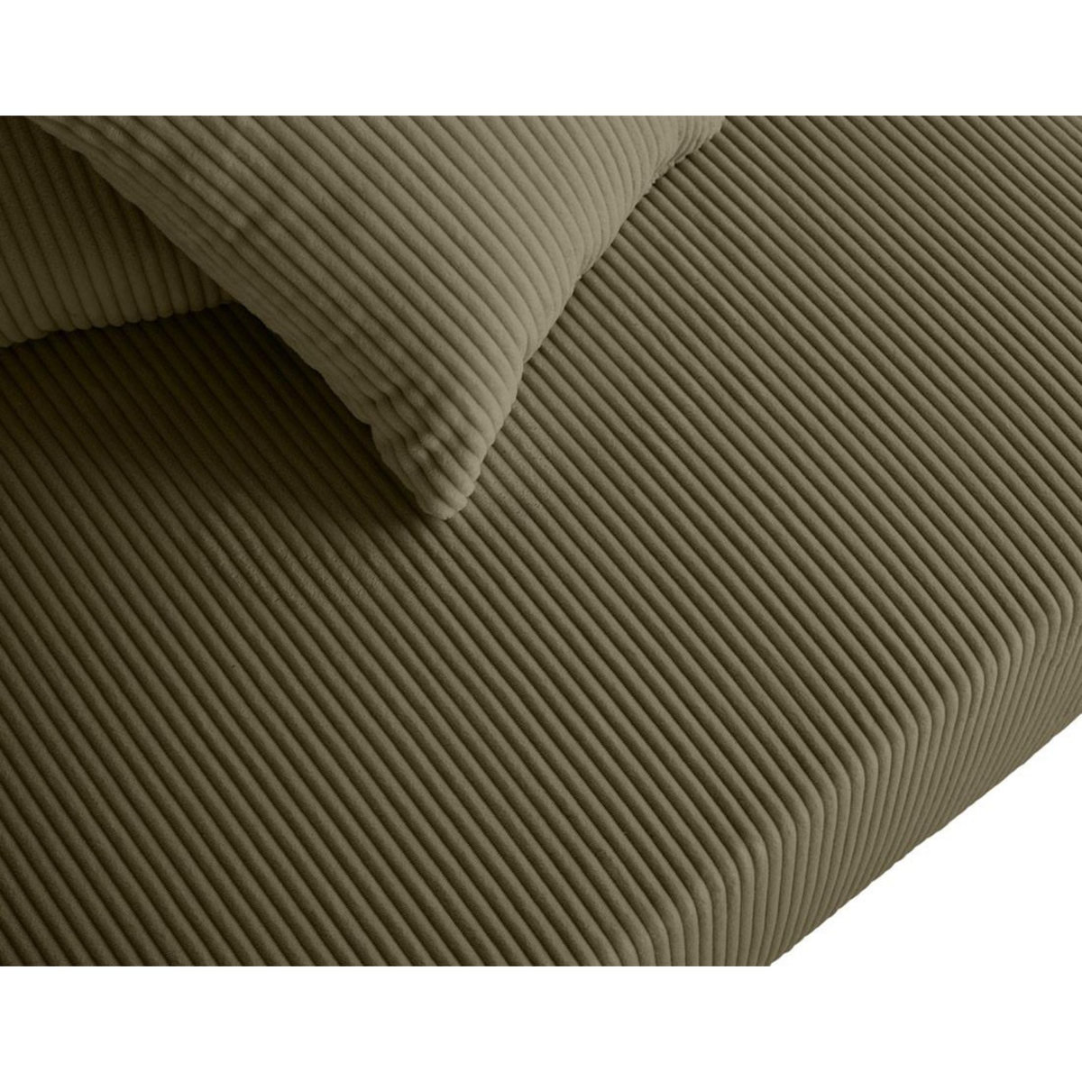 LISA DESIGN Edinburg - module d'assise - en velours côtelé