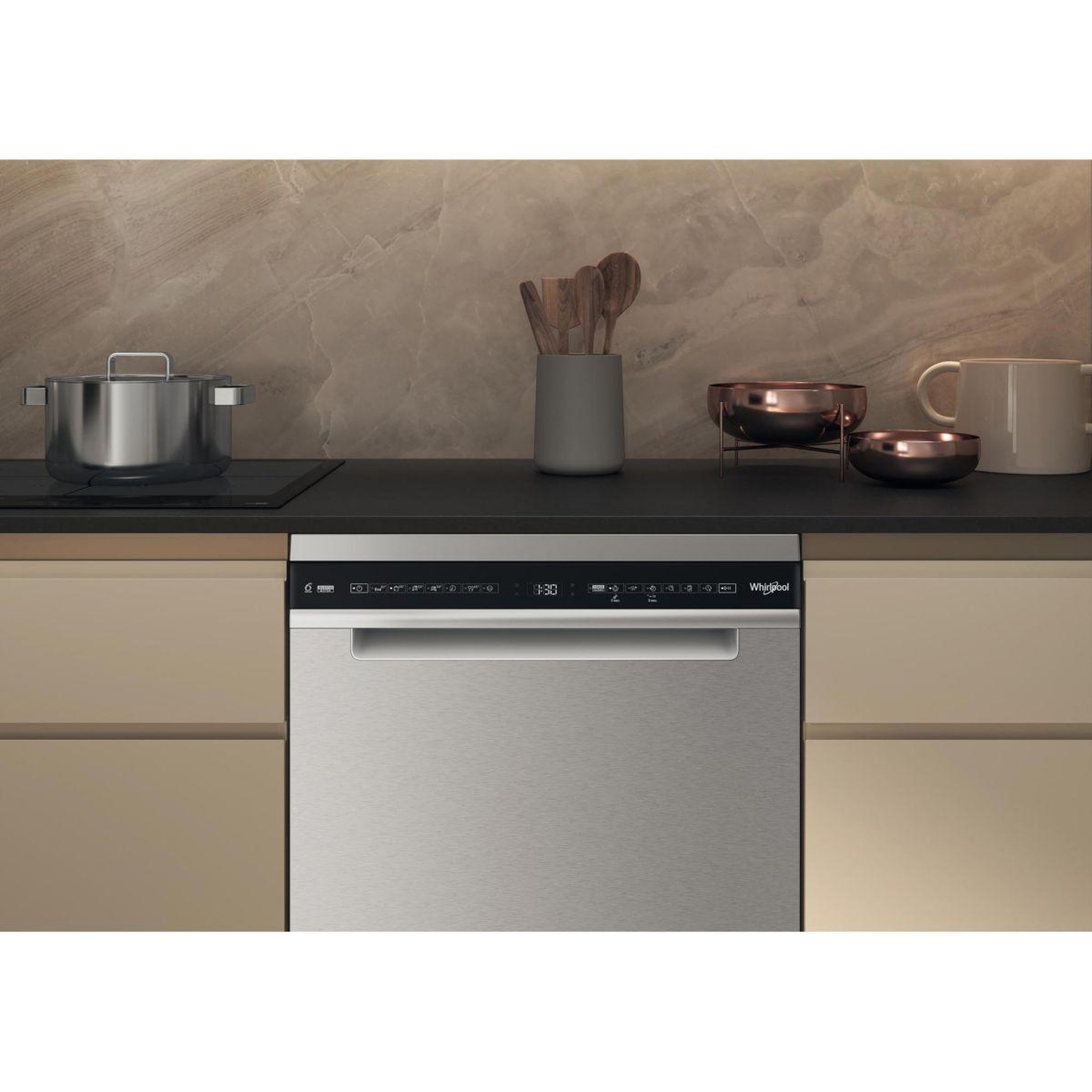 Voir la diapositive 3 : Whirlpool Lave vaisselle 60 cm w8fhs61x maxispace