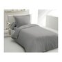 Voir la diapositive 1 : LOVELY HOME PARURE DE COUETTE LOVELY HOME - 140x200 cm - 100% COTON - GRIS CLAIR