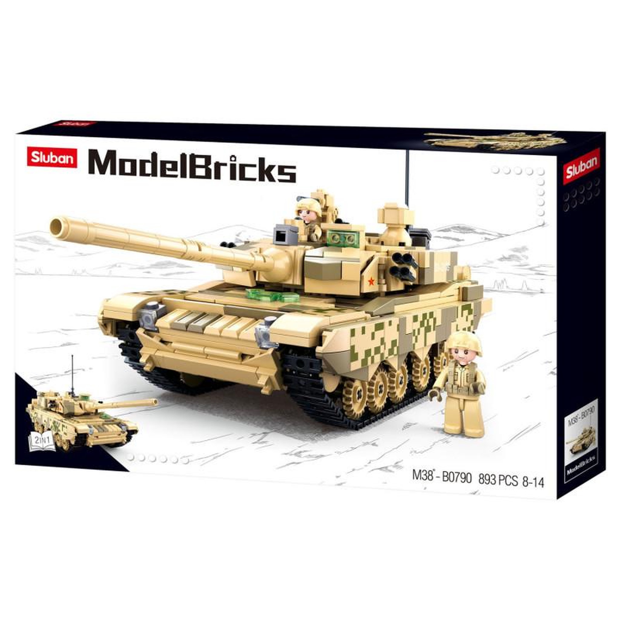 Sluban Sluban Battle Tank