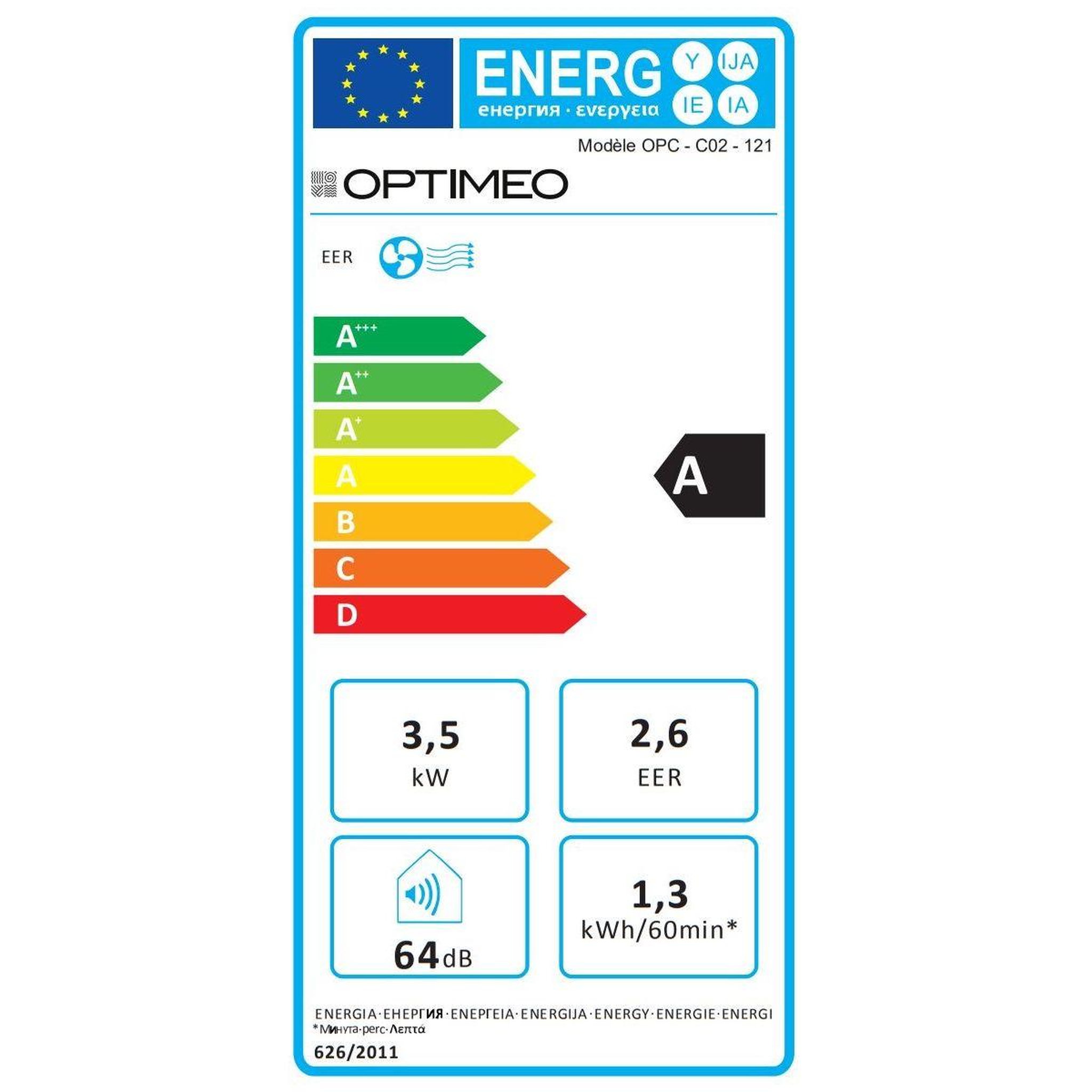 Voir la diapositive 6 : OPTIMEO Climatiseur OPC-C02-121