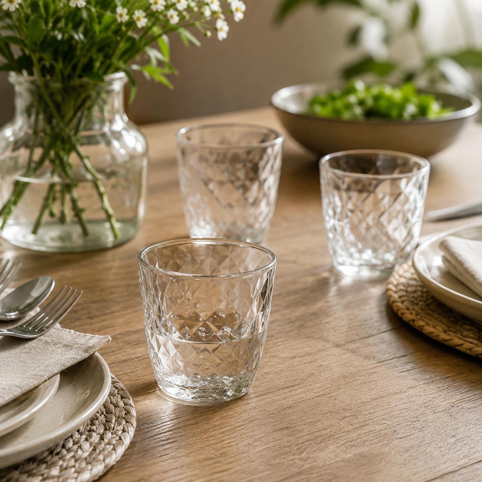 Voir la diapositive 2 : SECRET DE GOURMET Lot de 6 verres bas  fabi'eau  25cl transparent