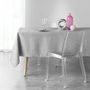 Voir la diapositive 3 : Paris Prix Nappe Imprimée Jacquard  Étoiles  140x240cm Gris