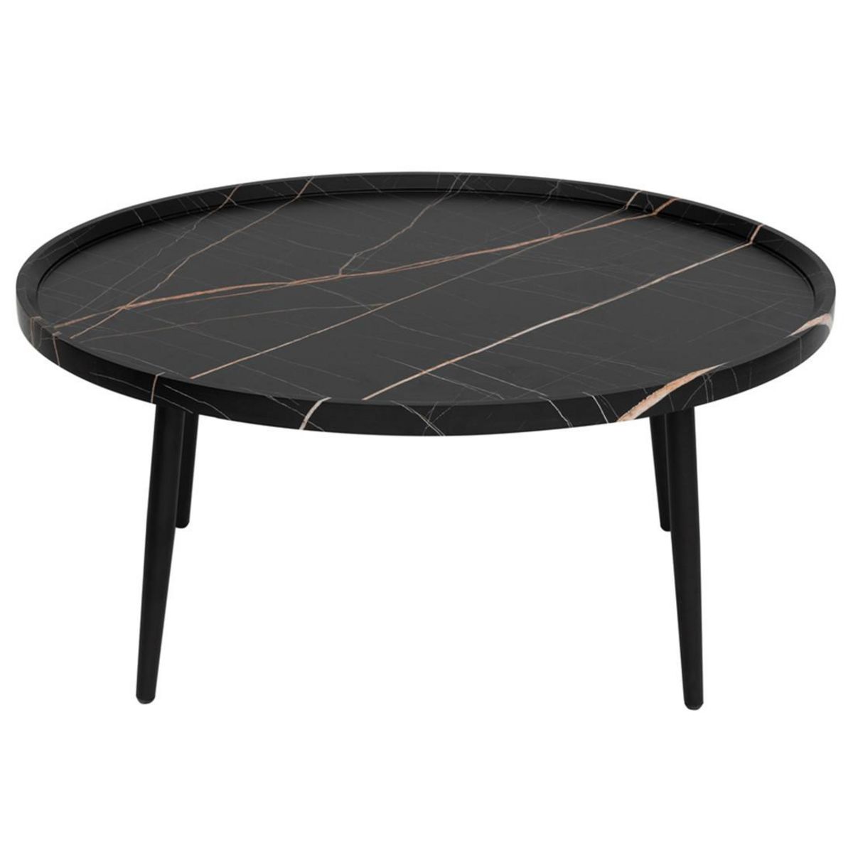 LISA DESIGN Helsinki - table basse - effet marbre - 80 cm
