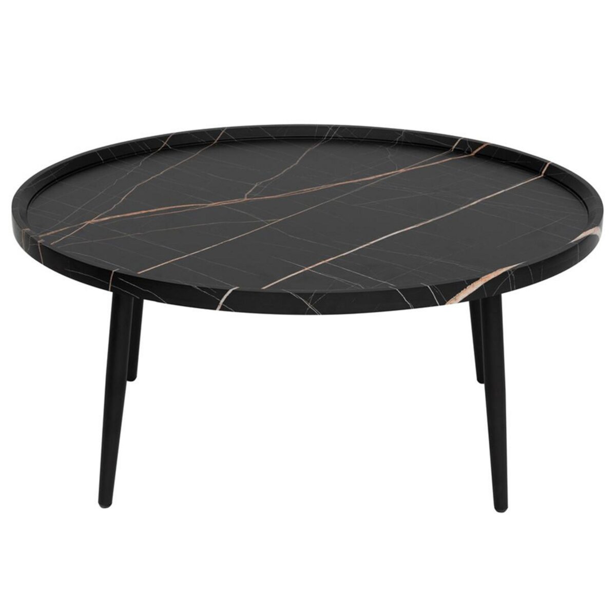 LISA DESIGN Helsinki - table basse - effet marbre - 80 cm