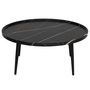 Voir la diapositive 2 : LISA DESIGN Helsinki - table basse - effet marbre - 80 cm