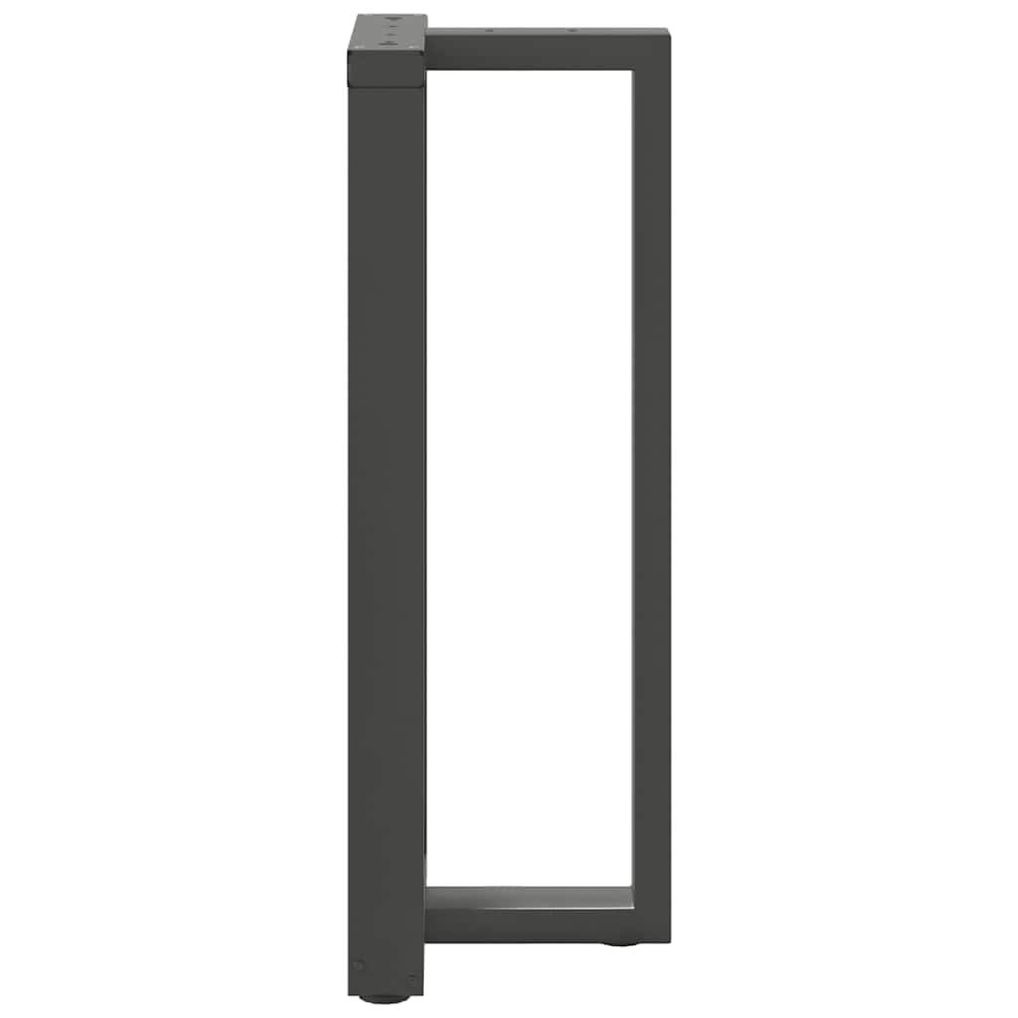Voir la diapositive 5 : VIDAXL Pieds de table de bar forme de T 2 pcs anthracite acier