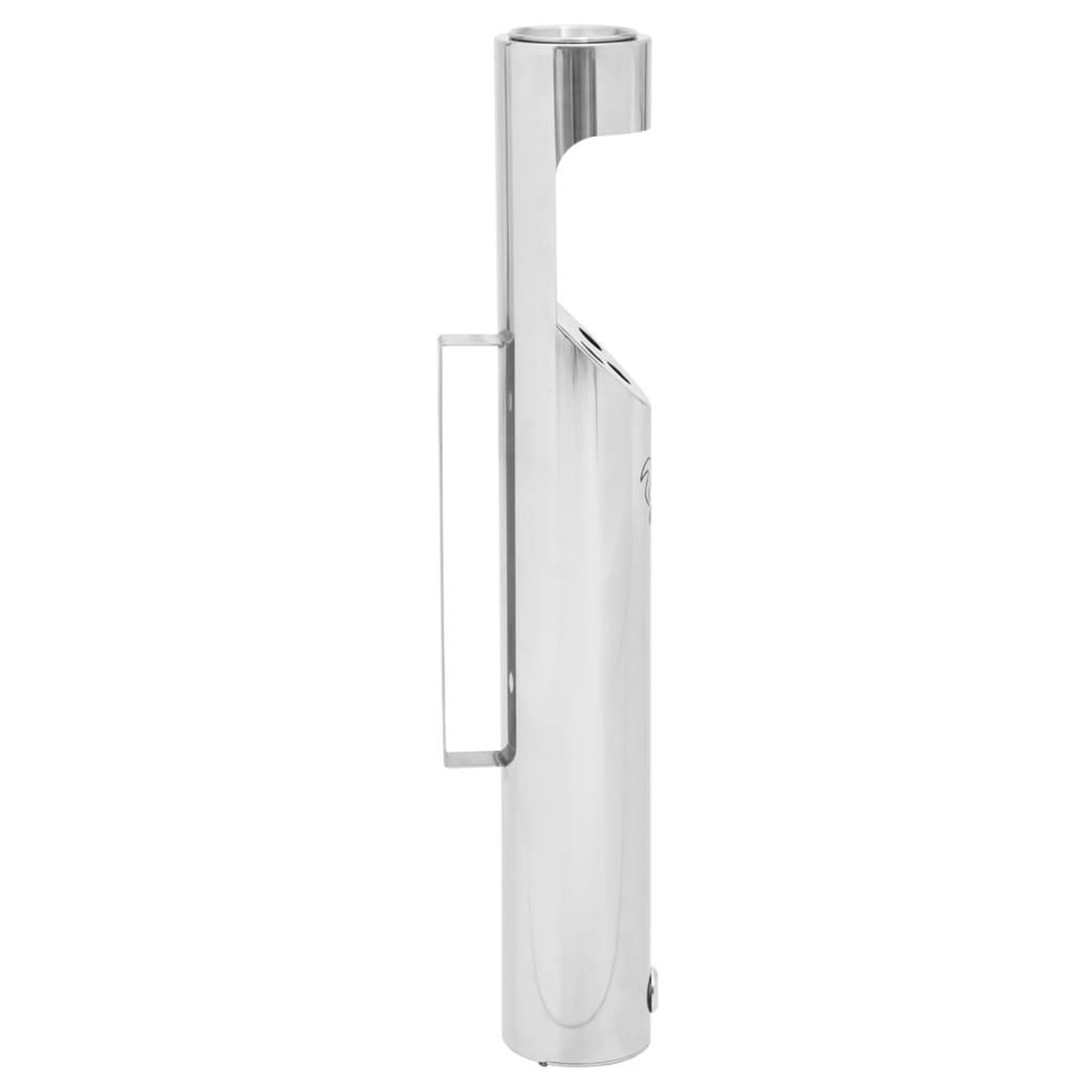 Voir la diapositive 4 : VIDAXL Cendrier a fixation murale acier inoxydable