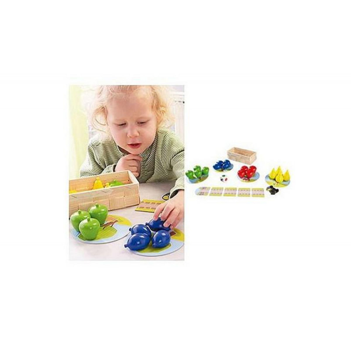 Haba Jeu coopératif Haba Mon premier verger