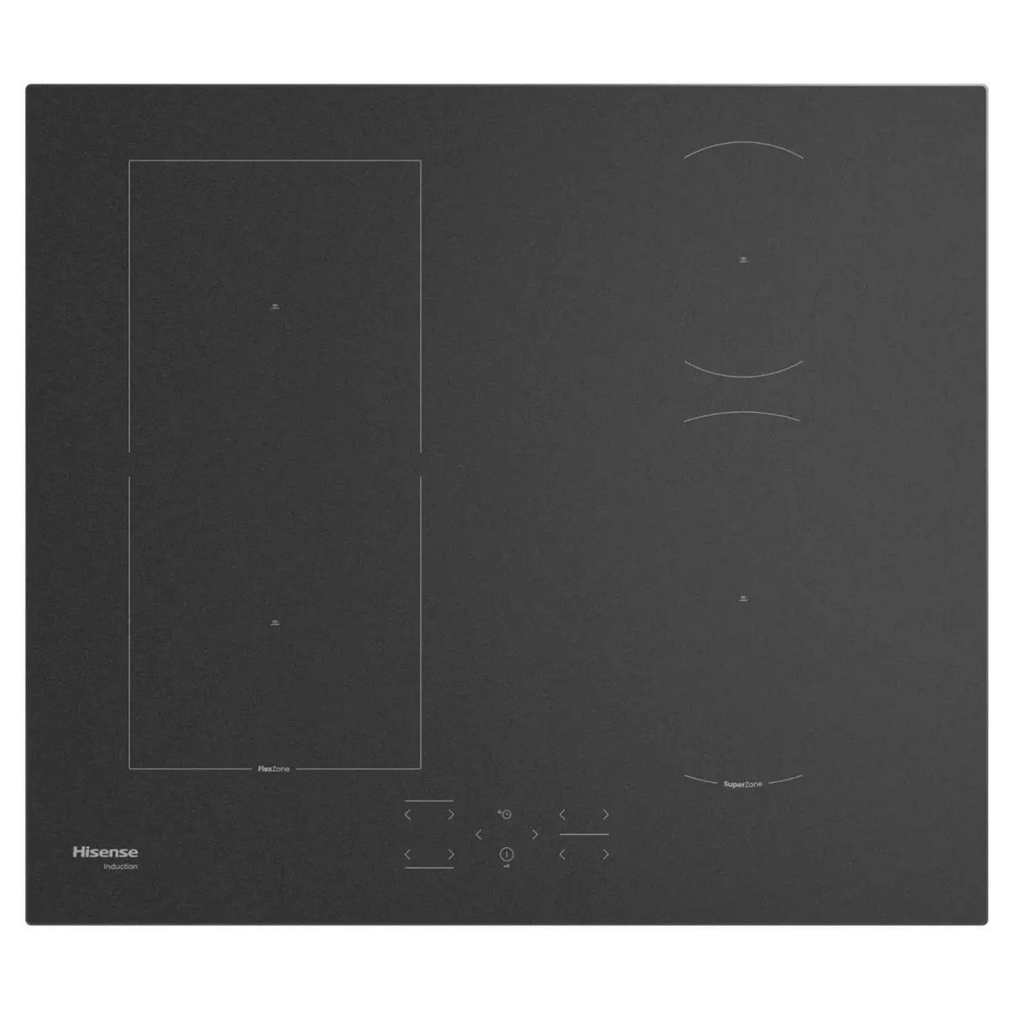 Hisense Table de cuisson induction 60cm 4 feux 7200w noir - hi6431srfz