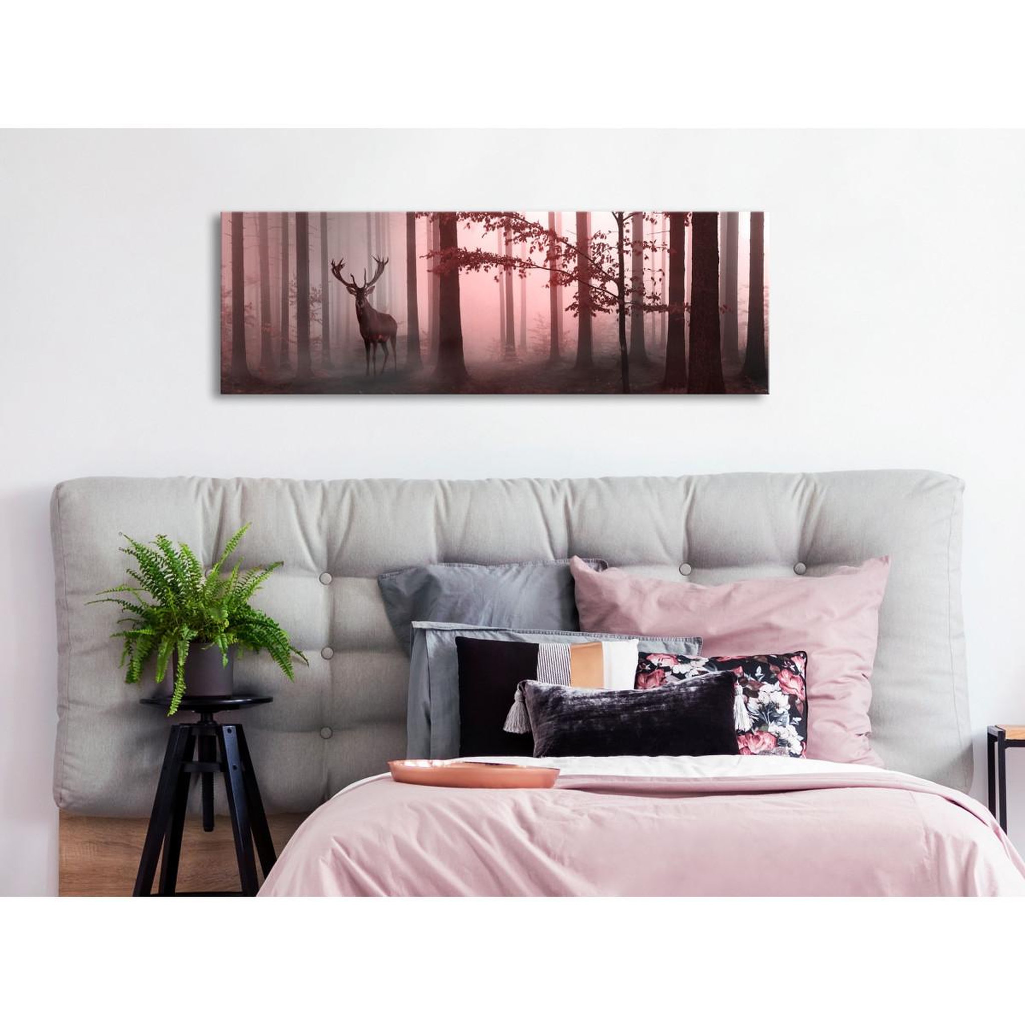 Voir la diapositive 2 : Paris Prix Tableau Imprimé  Morning Narrow Pink