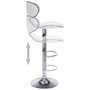 Voir la diapositive 5 : VIDAXL Tabourets de bar 2 pcs blanc similicuir