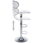 Voir la diapositive 5 : VIDAXL Tabourets de bar 2 pcs blanc similicuir