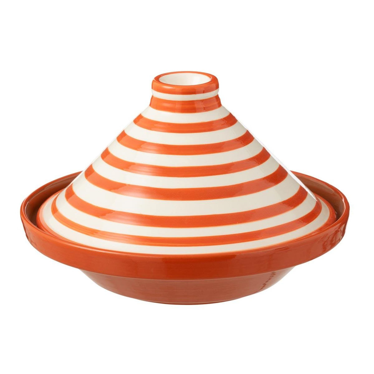 Paris Prix Plat à Tajine en Céramique  Granada Rayure  28cm Orange