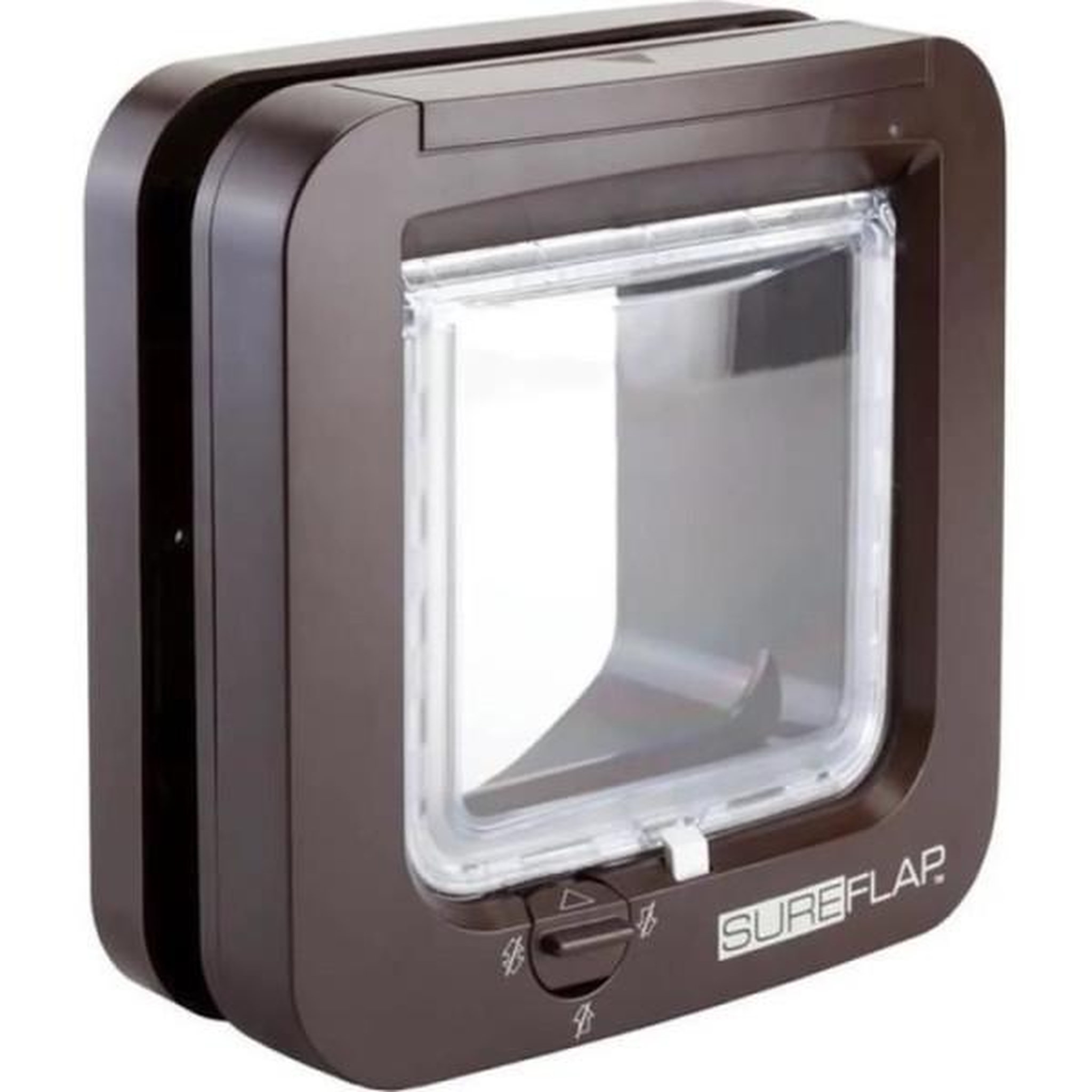 N/A SUREFLAP Chatiere a puce électronique - Marron - 142 mm x 120 mm (Mémorisation d'un maximum de 32 puces)