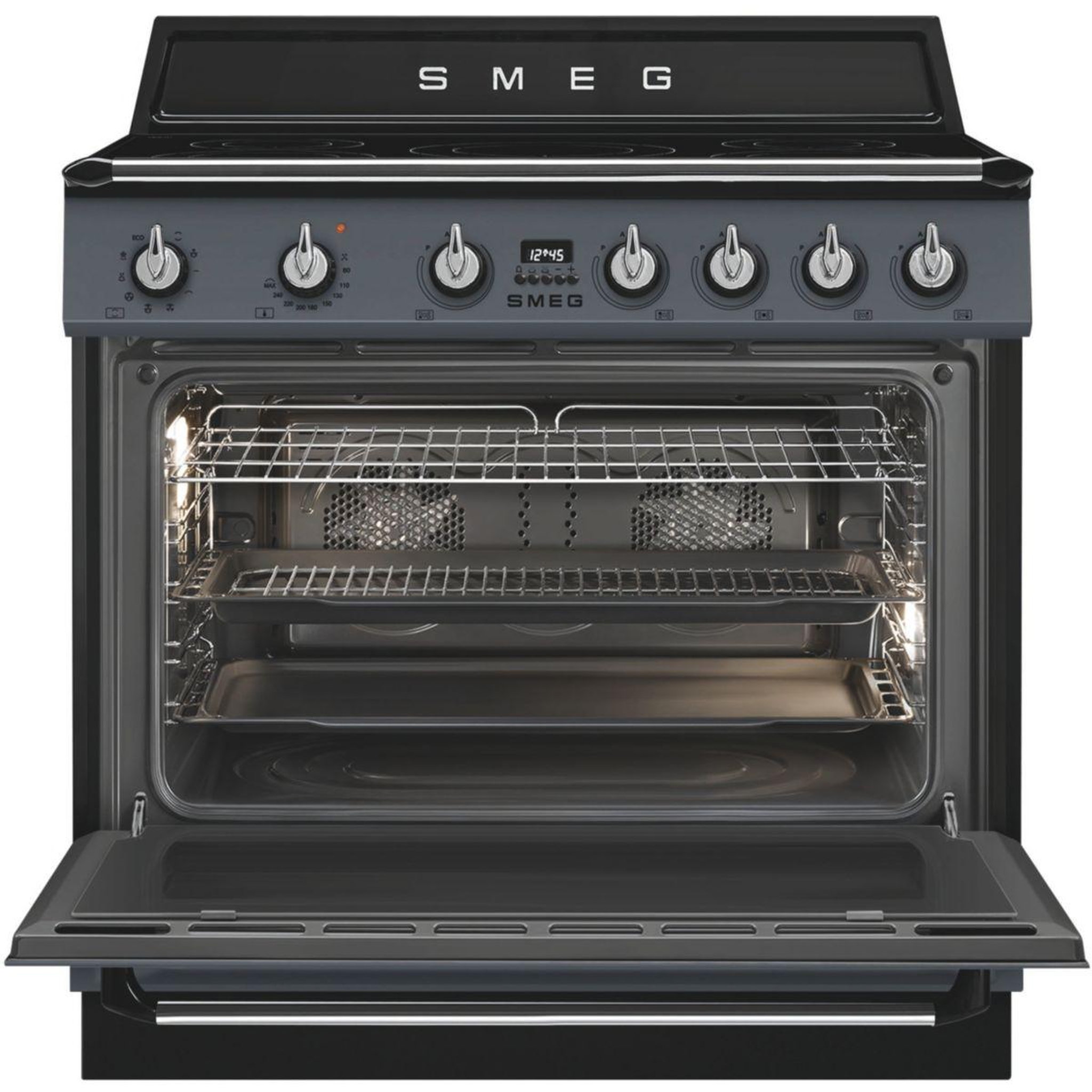 Voir la diapositive 3 : SMEG Piano de cuisson induction tr90imgr