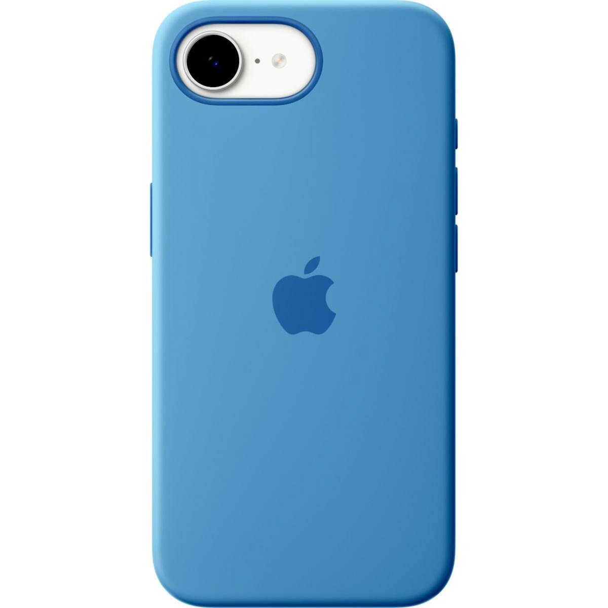APPLE Coque iPhone 16e silicone Bleu d'hiver