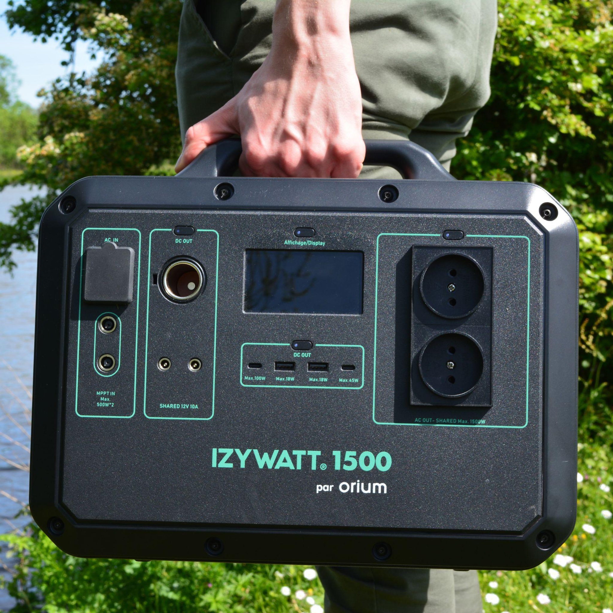 Voir la diapositive 2 : Orium Station énergie portable izywatt 1500wh