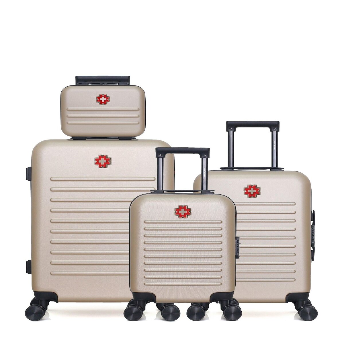 SWISS KOPPER SWISS KOPPER - Lot de 4 - Valises weekend, cabine, cabine XXS et vanity WIL