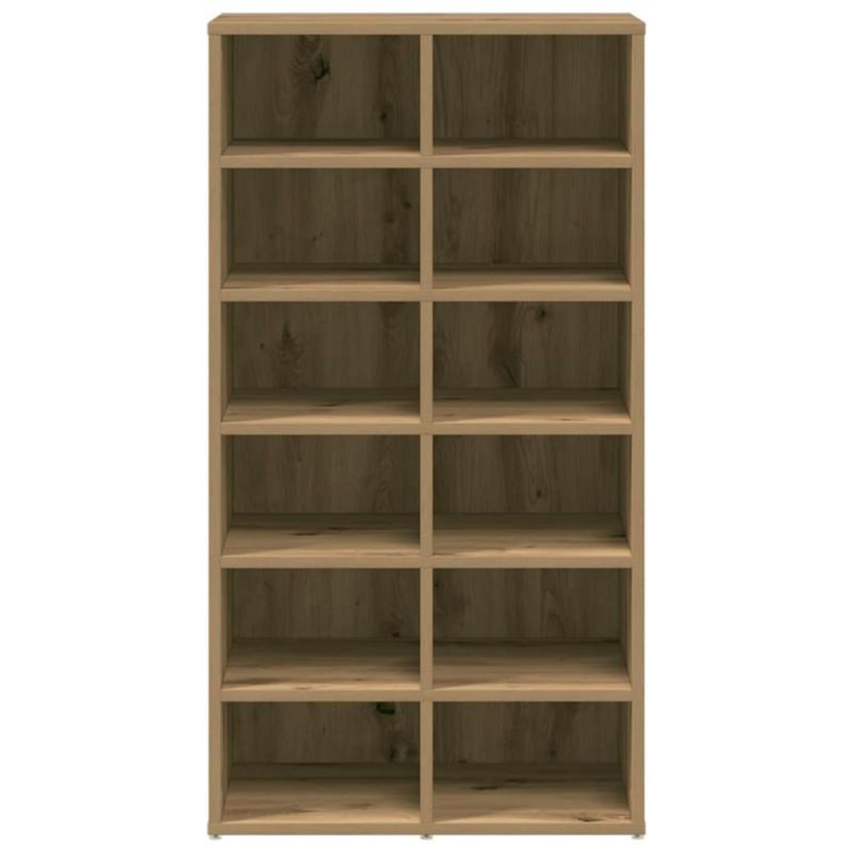 VIDAXL Étagère à chaussures chêne artisanal bois d ingénierie