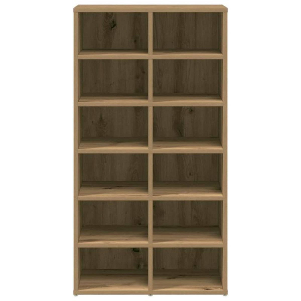 VIDAXL Étagère à chaussures chêne artisanal bois d ingénierie