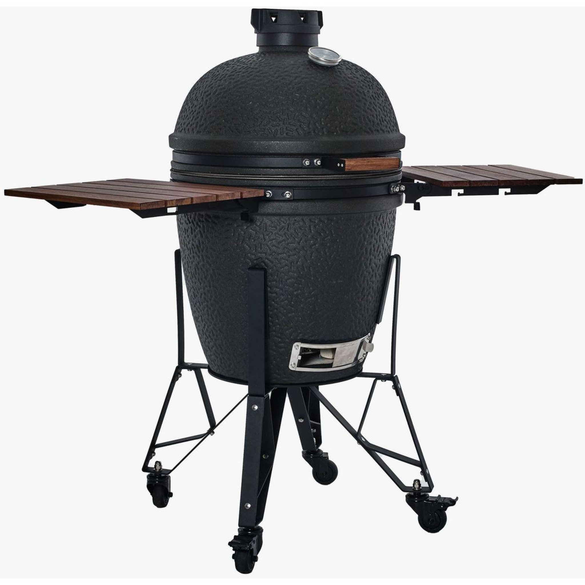 Voir la diapositive 2 : BASTARD Barbecue charbon bu201 urban large complete noir sur chariot 57 cm