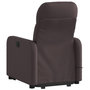 Voir la diapositive 4 : VIDAXL Fauteuil inclinable de massage electrique Marron fonce Tissu