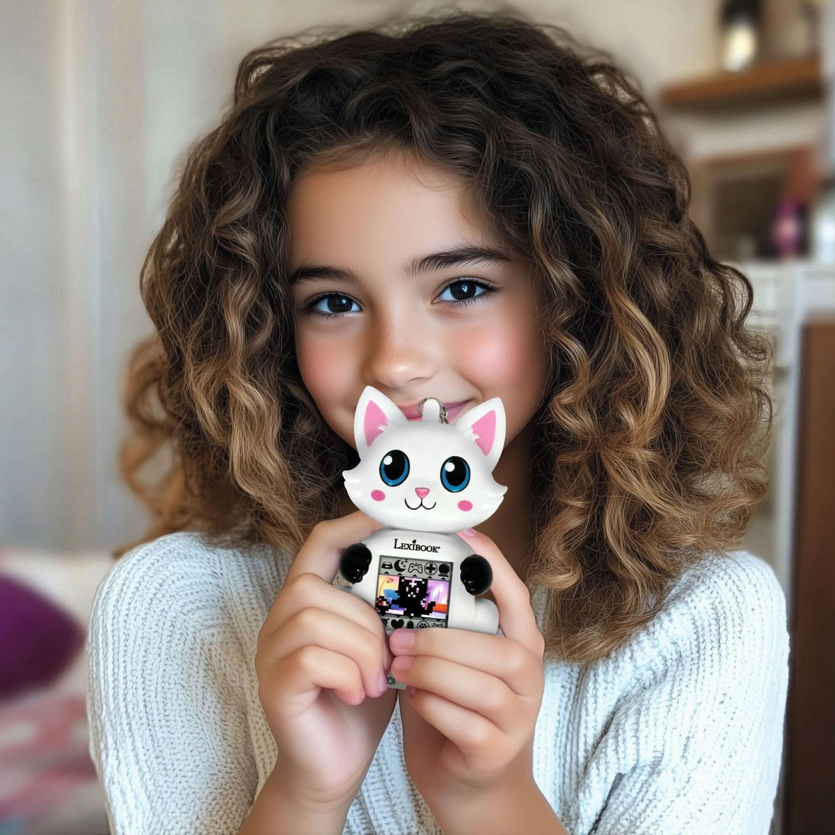 Lexibook Console My Best-E® 2 Chats avec écran LCD et porte-clés