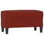 Voir la diapositive 2 : VIDAXL Banc Rouge bordeaux 70x35x41 cm Similicuir