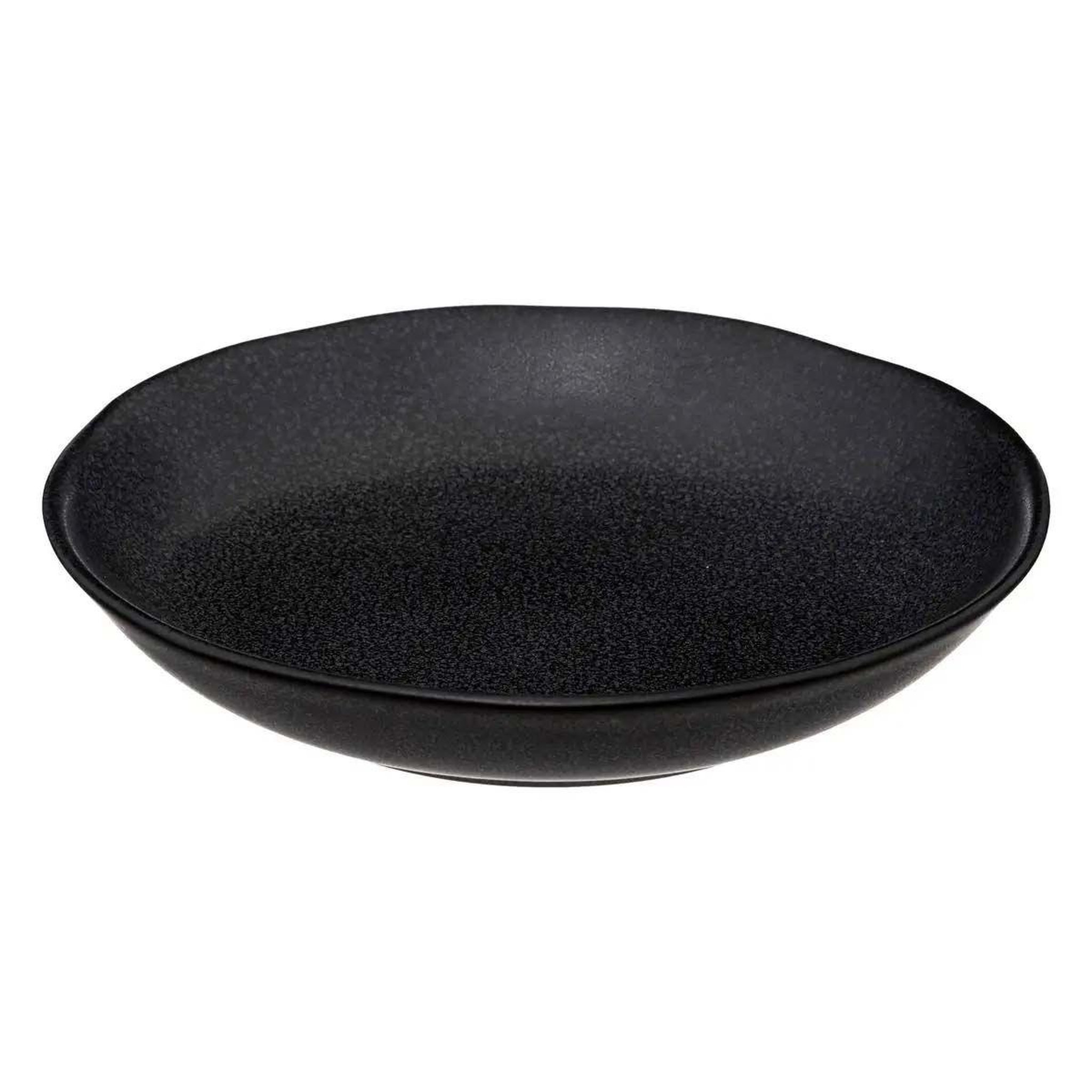 Voir la diapositive 2 : SECRET DE GOURMET Lot de 6 assiettes creuses  ysée  20cm noir