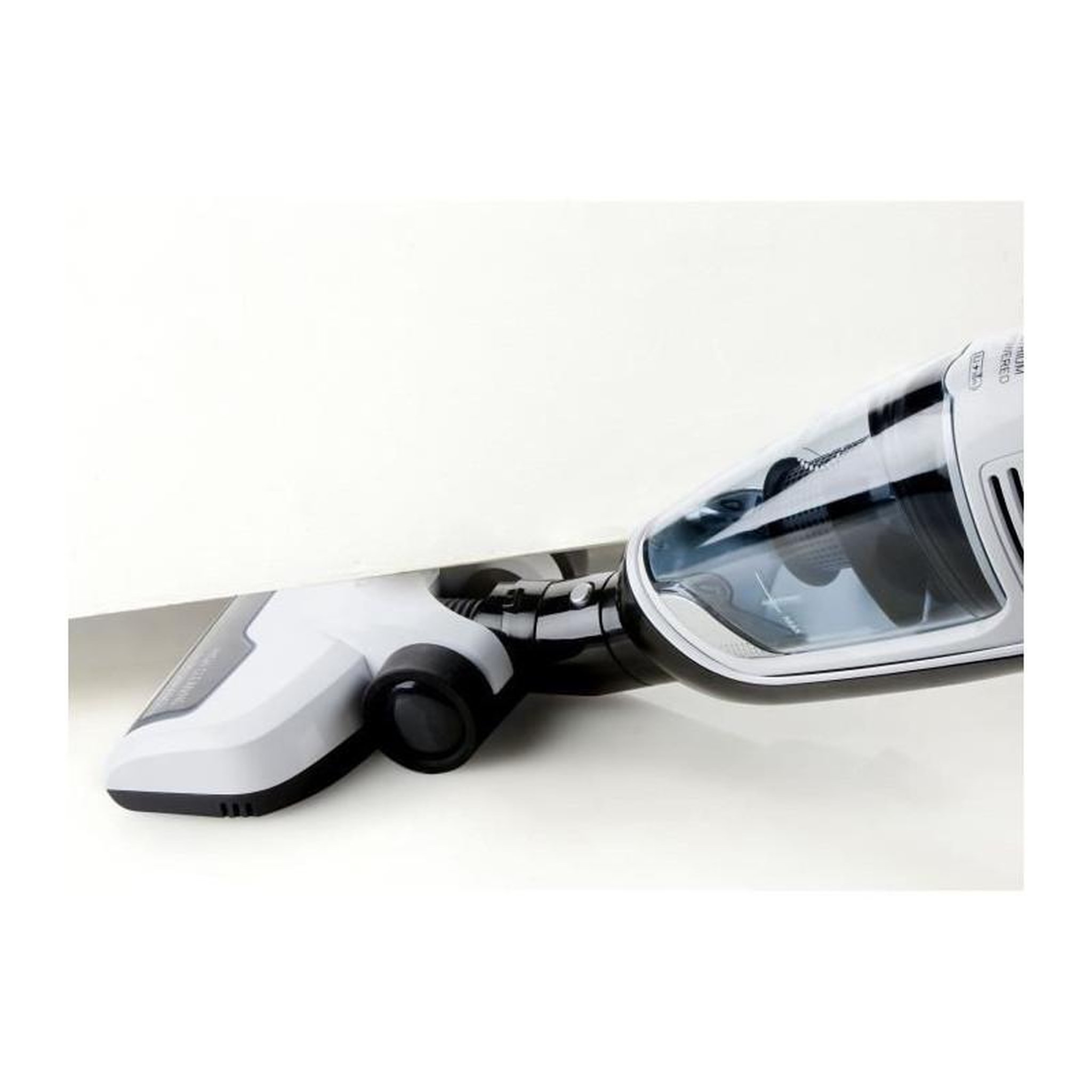 Voir la diapositive 5 : Domo DOMO Aspirateur balai DO216SV - 2 en 1 - Systeme cyclonique - Batterie Li-Ion 14,4 V - Autonomie 40 min - Blanc