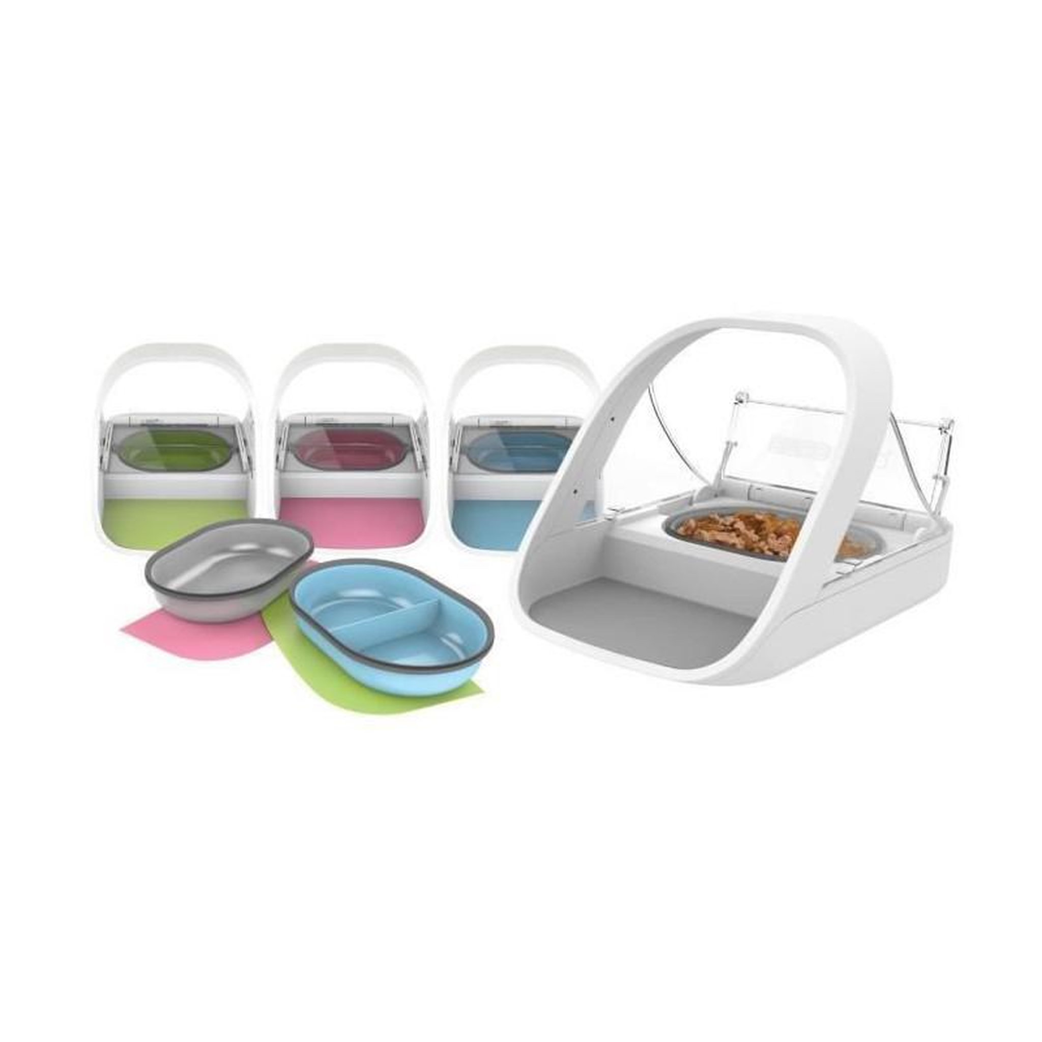 Voir la diapositive 6 : GENERIQUE SUREFEED Distributeur de nourriture a puce electronique blanc pour chat et chien - pour croquettes ou alimentation humide